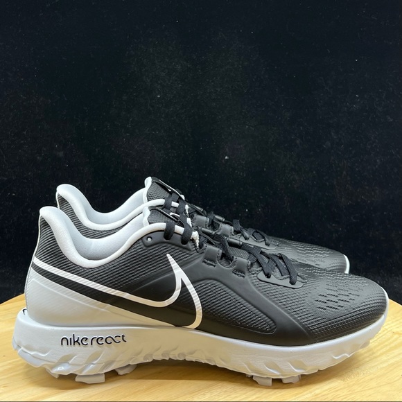 Nike React Infinity Pro Golf Black Grey Platinum White CT6620-004 sz 7.5 Men's - Picture 8 of 10